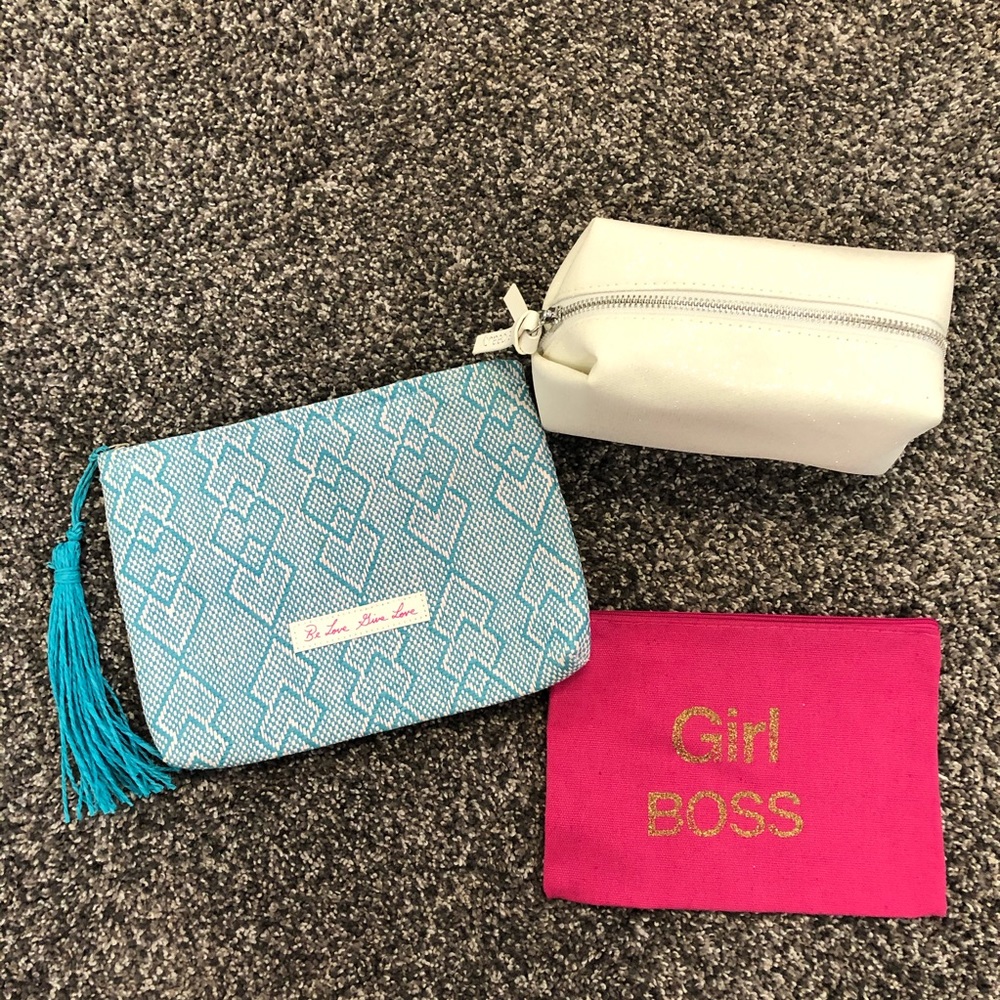 NWOT cosmetic bags BUNDLE